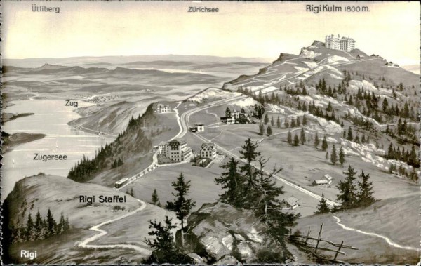 Rigi (1800 m) Vorderseite