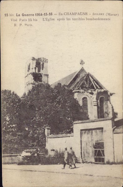 Sillery, La Guerre 1914-16