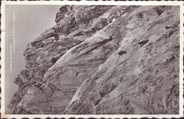 Alpes Vaudoises, la varappe à Pierre Cabotz