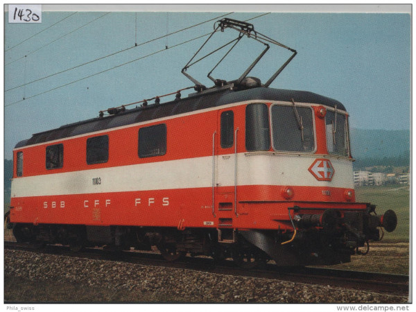 SBB - CFF - Lokomotive Re 4/4 II 11103 im Einsatz in Städteschnellzügen - Locomotive pour la tractio