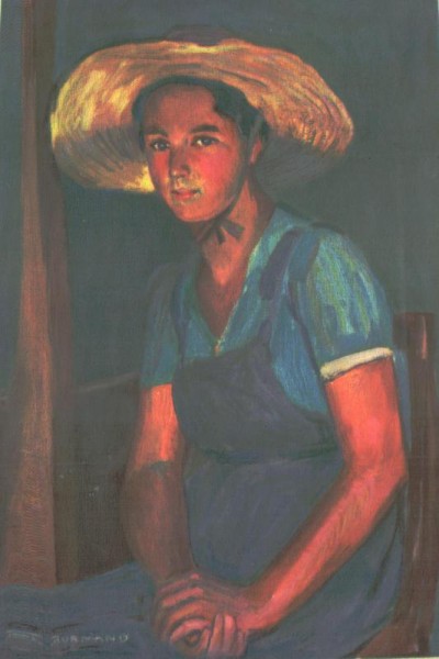 David Burnand, Frau Vorderseite