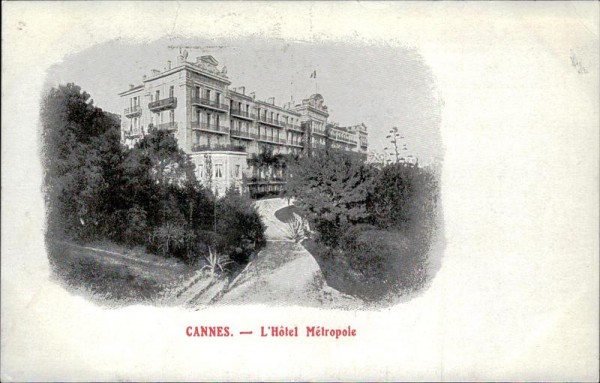 Cannes - L`Hotel Métropole Vorderseite