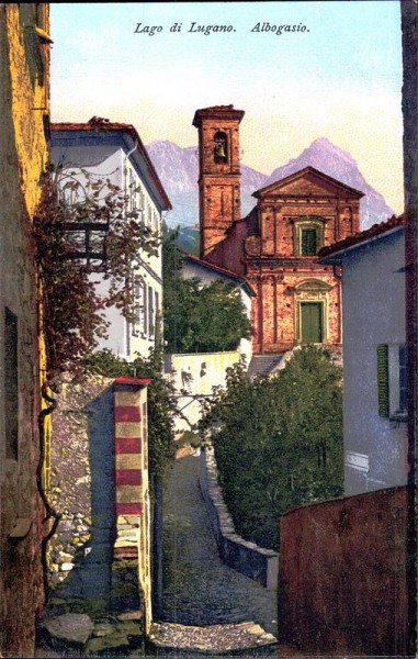 Lago di Lugano. Albogasio Vorderseite