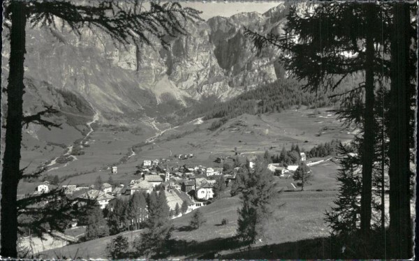 Leukerbad mit Gemmi. Vorderseite
