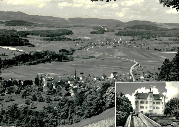 Blick vom Schloss Sonnenberg, Stettfurt Vorderseite