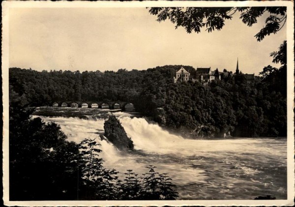 Schaffhausen, Rheinfall Vorderseite