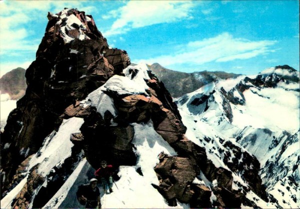 Monte Rosa (4633 m) Dufourspitze (4634 m) Vorderseite