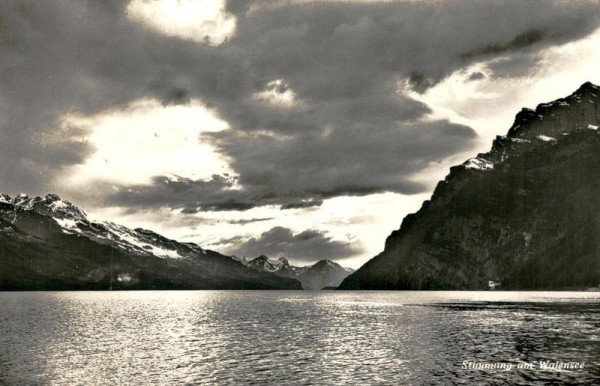 Stimmung am Walensee Vorderseite
