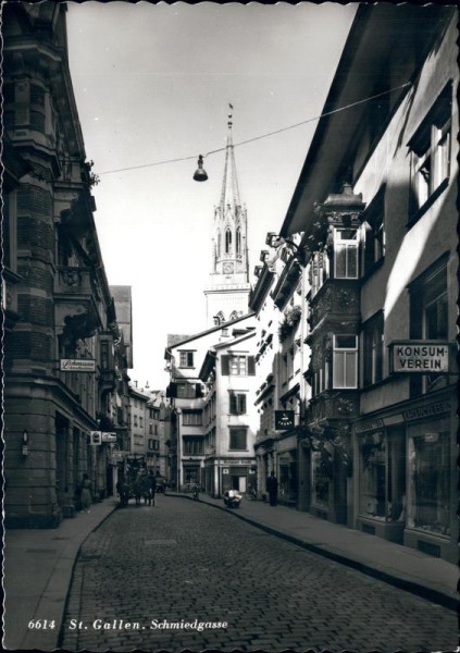 St. Gallen, Schmiedgasse Vorderseite
