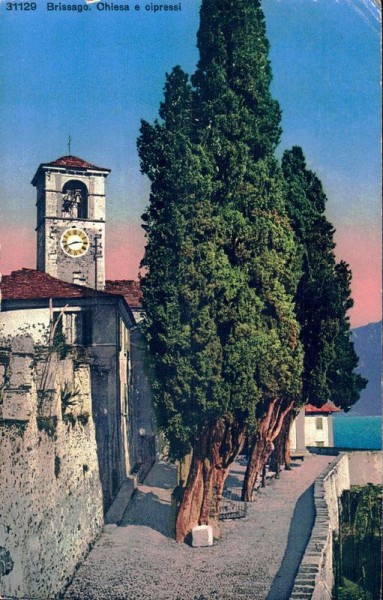 Brissago. Chiesa e Cipressi Vorderseite