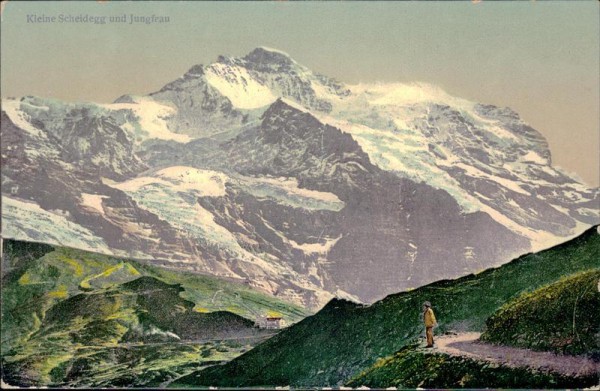 Kleine Scheidegg und Jungfrau Vorderseite