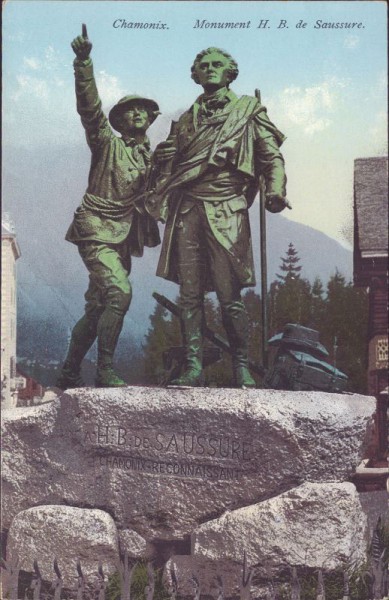 Chamonix, Monument H.B. de Saussure