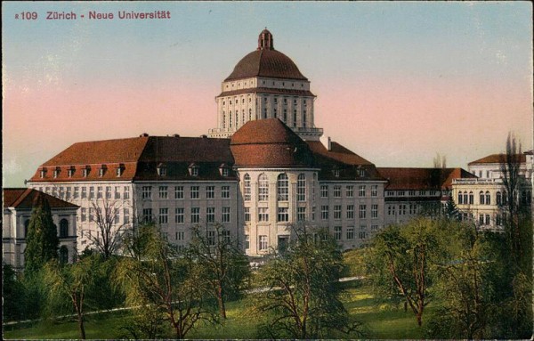 Zürich - Neue Universität Vorderseite