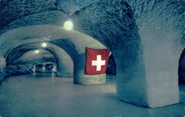 Jungfraujoch, Eispalast Vorderseite