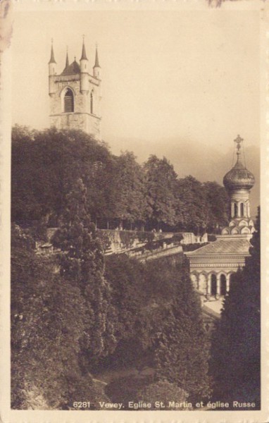 Vevey - Eglise St. Martin et église Russe