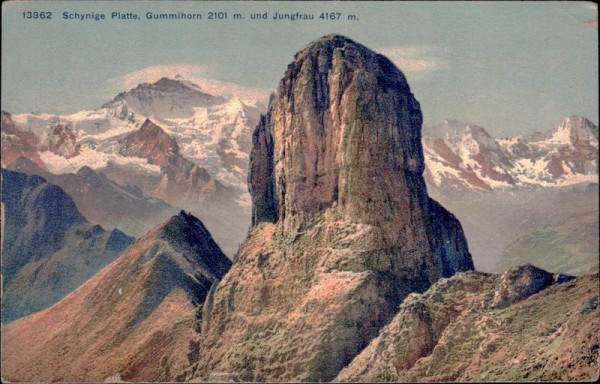 Schynige Platte, Gummihorn und Jungfrau Vorderseite