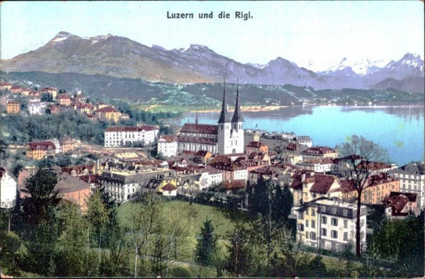 Luzern und die Rigi Vorderseite