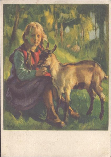 E. Hodel, Jugendfreunde Vorderseite