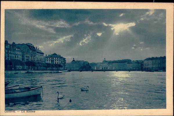 Genève - Le Rhône Vorderseite