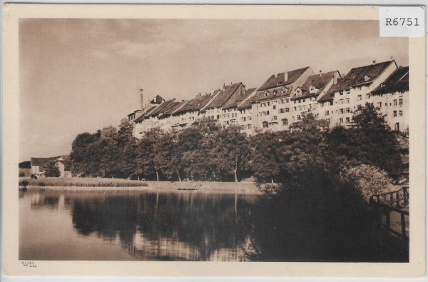 Wil SG - Altstadt mit Weiher St. Galler Heimatschutz Serie I No. 10