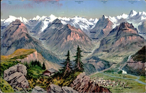 Meiringen - Grimsel und Sustenpass Vorderseite