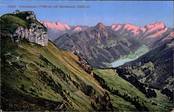 Hohenkasten mit Sämbtissee, Hoher Kasten mit Sämtisersee Vorderseite