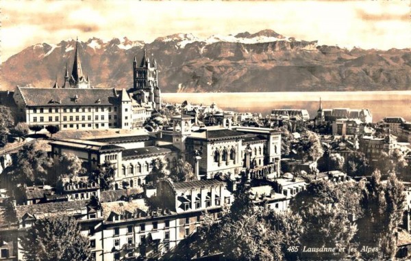 Lausanne et les Alpes Vorderseite