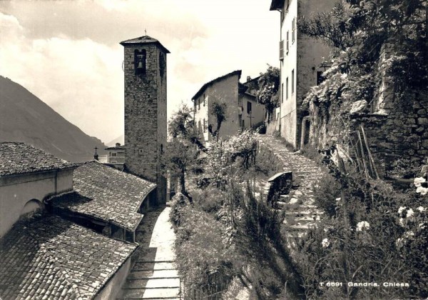 Gandria. Chiesa Vorderseite