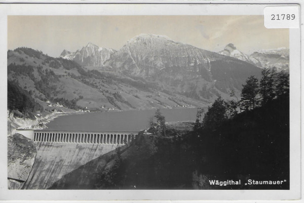 Wäggithal - Staumauer