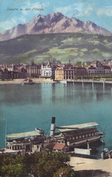 Luzern - Pilatus Vorderseite