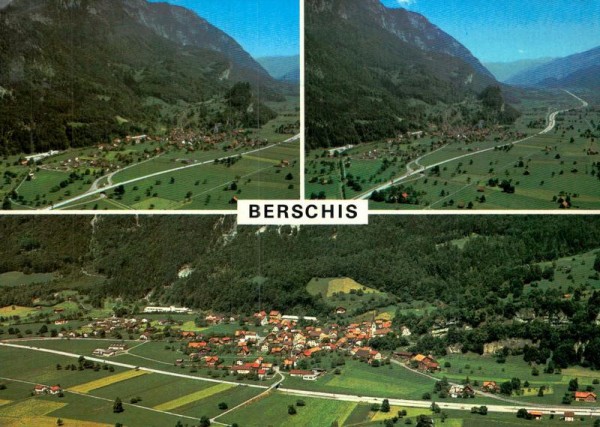 Berschis SG - Flugaufnahmen Vorderseite