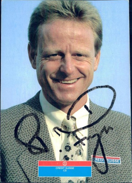 Rolf Fringer, Autogrammkarte Vorderseite