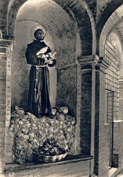 Assisi - Basilica di S. Haria degli Angeli, S. Francesco e le Tortorelle Vorderseite