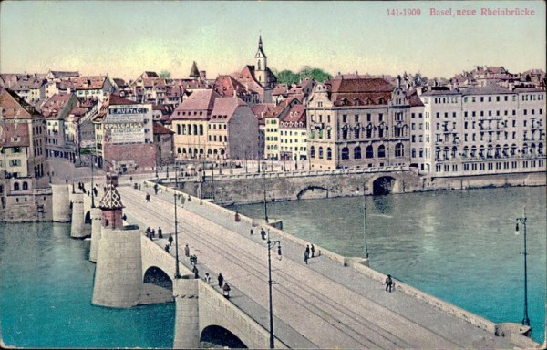 Basel - neue Rheinbrücke Vorderseite