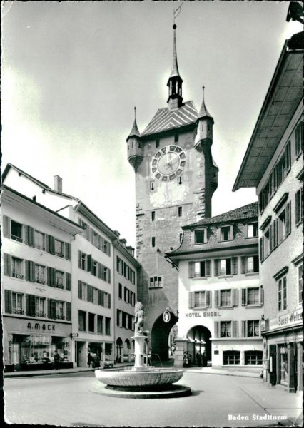 Baden Stadtturm Vorderseite
