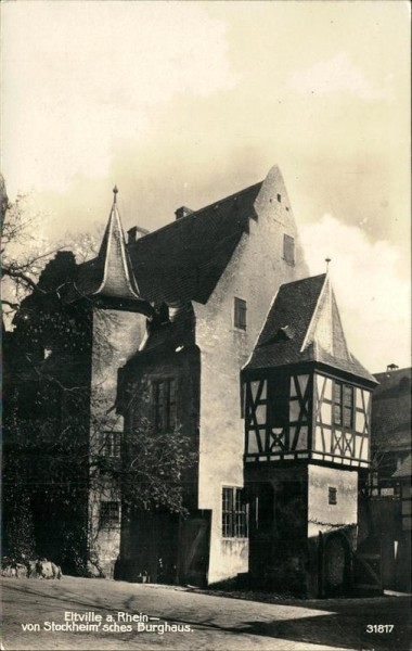 Eltville am Rhein - von Stockheim'sches Burghaus Vorderseite