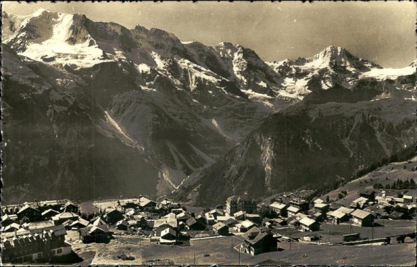 Mürren mit Ebenfluh und Breithorn Vorderseite