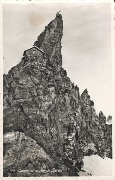 Cabane et Glacier de Bertol. 1946 Vorderseite