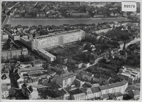 Flugaufnahme Bürgerspital Basel Swissair