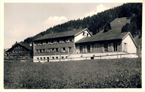 Stiftung Zwingliheim, Wildhaus. 1937 Vorderseite