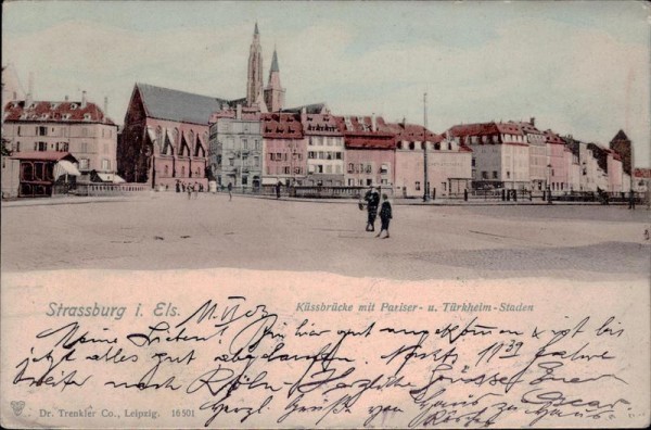 Strassburg, Küssbrücke Vorderseite