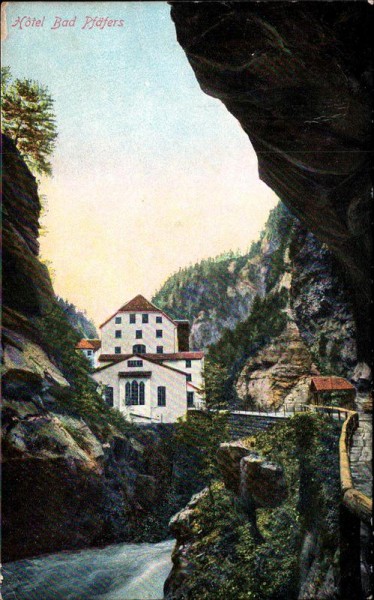 Hotel Bad Pfäfers Vorderseite