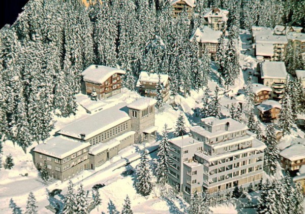 Hotel Hohenfels, Arosa - Flugaufnahmen Vorderseite