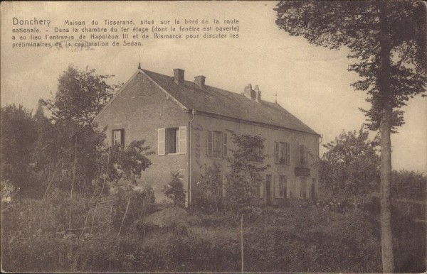 Donchery, Maison du Tisserand, Napoleon und Bismarck