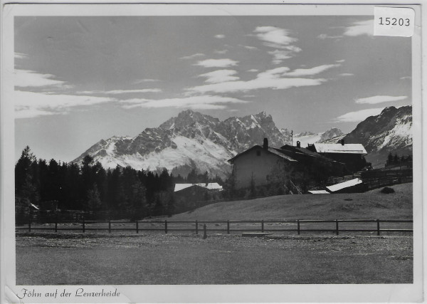 Föhn auf der Lenzerheide