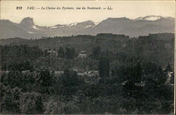 Pau - La Chaine des Pyrénées Vorderseite