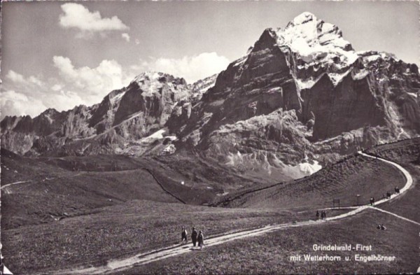 Grindelwald-First mit Wetterhorn und Engelhörner