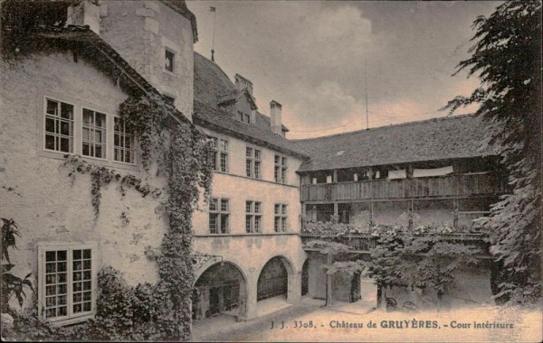 Schloss Greyerz/hâteau de Gruyères Vorderseite