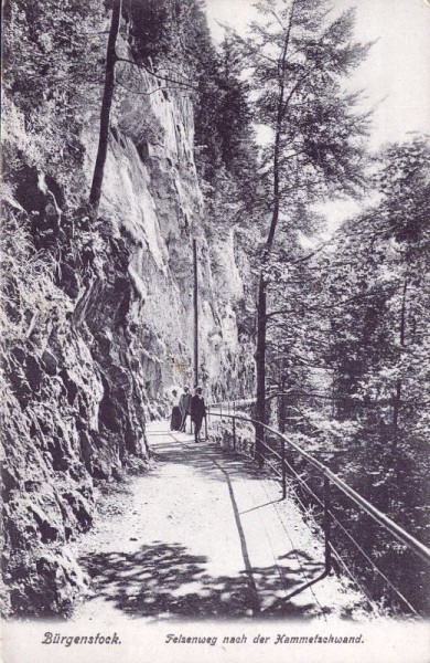 Bürgenstock - Felsenweg nach der Kammetschwand