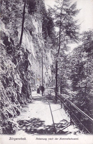Bürgenstock - Felsenweg nach der Kammetschwand